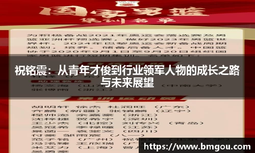 祝铭震：从青年才俊到行业领军人物的成长之路与未来展望